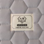 2022 new type A maternal and infant grade three-layer quilted bed sheet elegant star gray