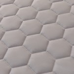 2022 new type A maternal and infant grade three-layer quilted bed sheet elegant star gray