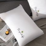 2022 New Washed Silk Embroidered Pillow Core 4874cm/Original White Only