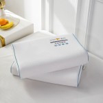 2022 new white water cube three-dimensional edge natural latex pillow A-grade pillow pillow core white