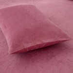 New solid color crystal velvet single product pillowcase