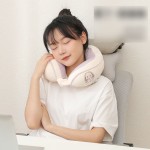 Camelback U-shaped pillow cartoon embroidery neck pillow office nap pillow travel neck pillow super soft fabric cervical pillow