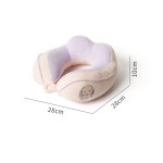 Camelback U-shaped pillow cartoon embroidery neck pillow office nap pillow travel neck pillow super soft fabric cervical pillow